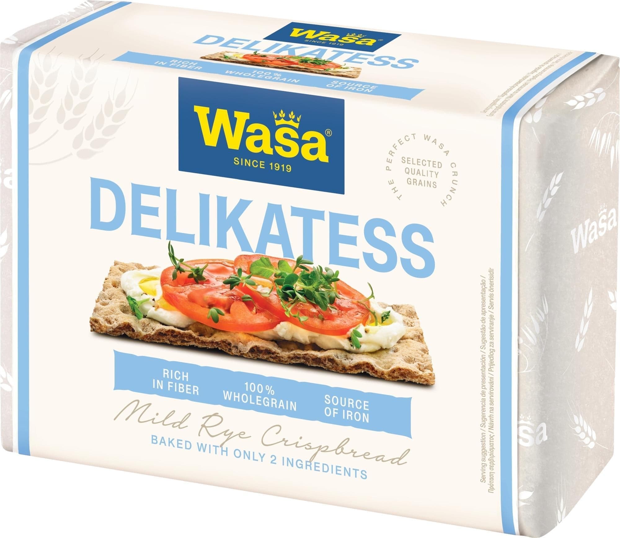 Wasa Delikatess celozrnný žitný křupavý chléb 270 g