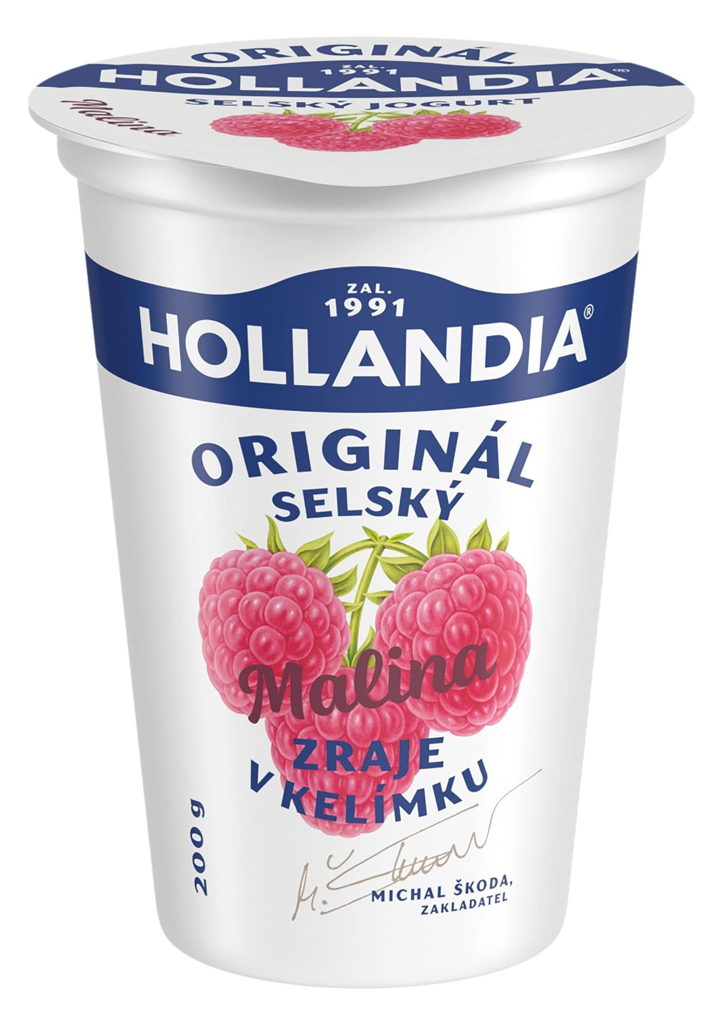 Hollandia Selský jogurt malina