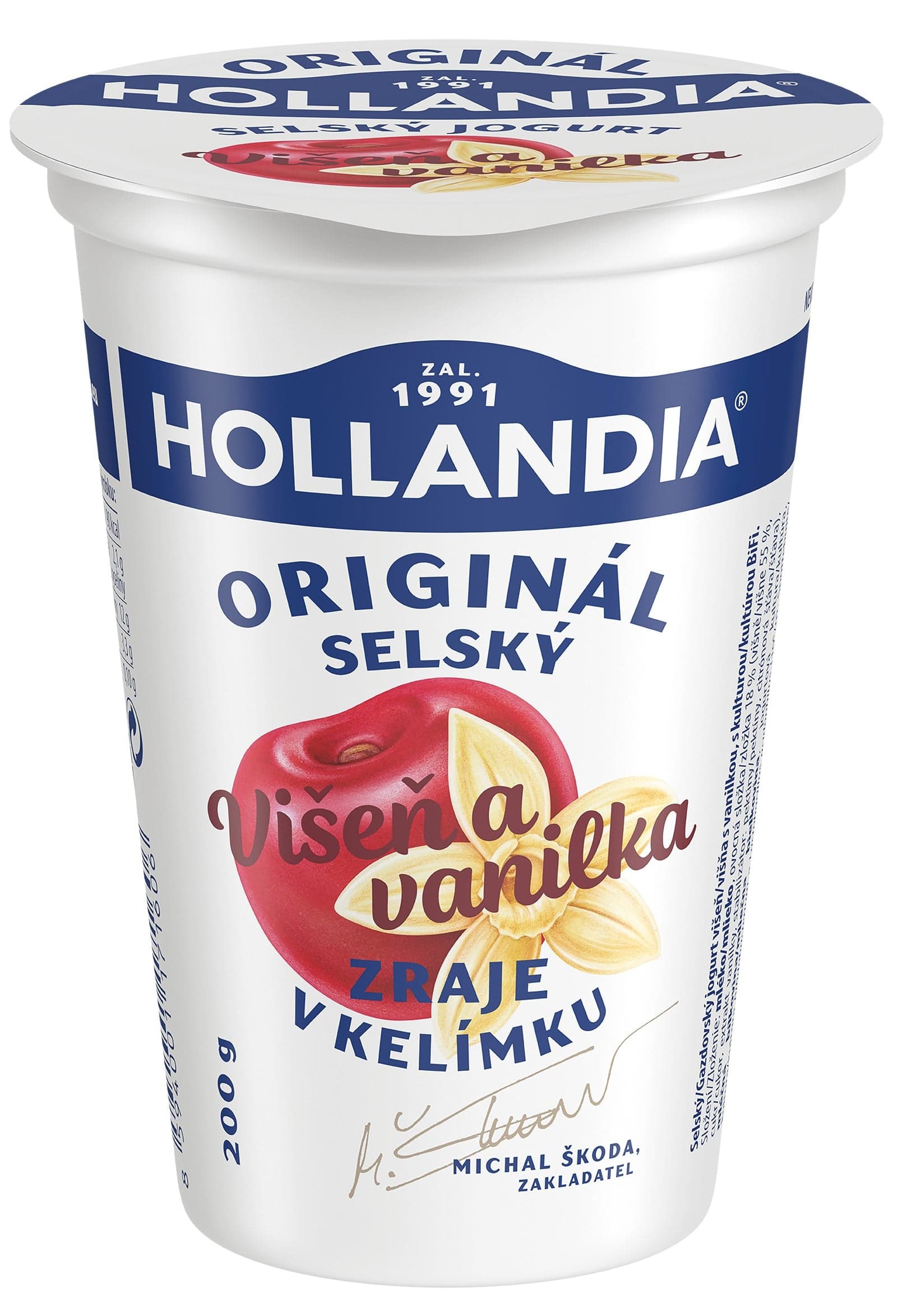 Hollandia Selský jogurt višeň-vanilka 200 g