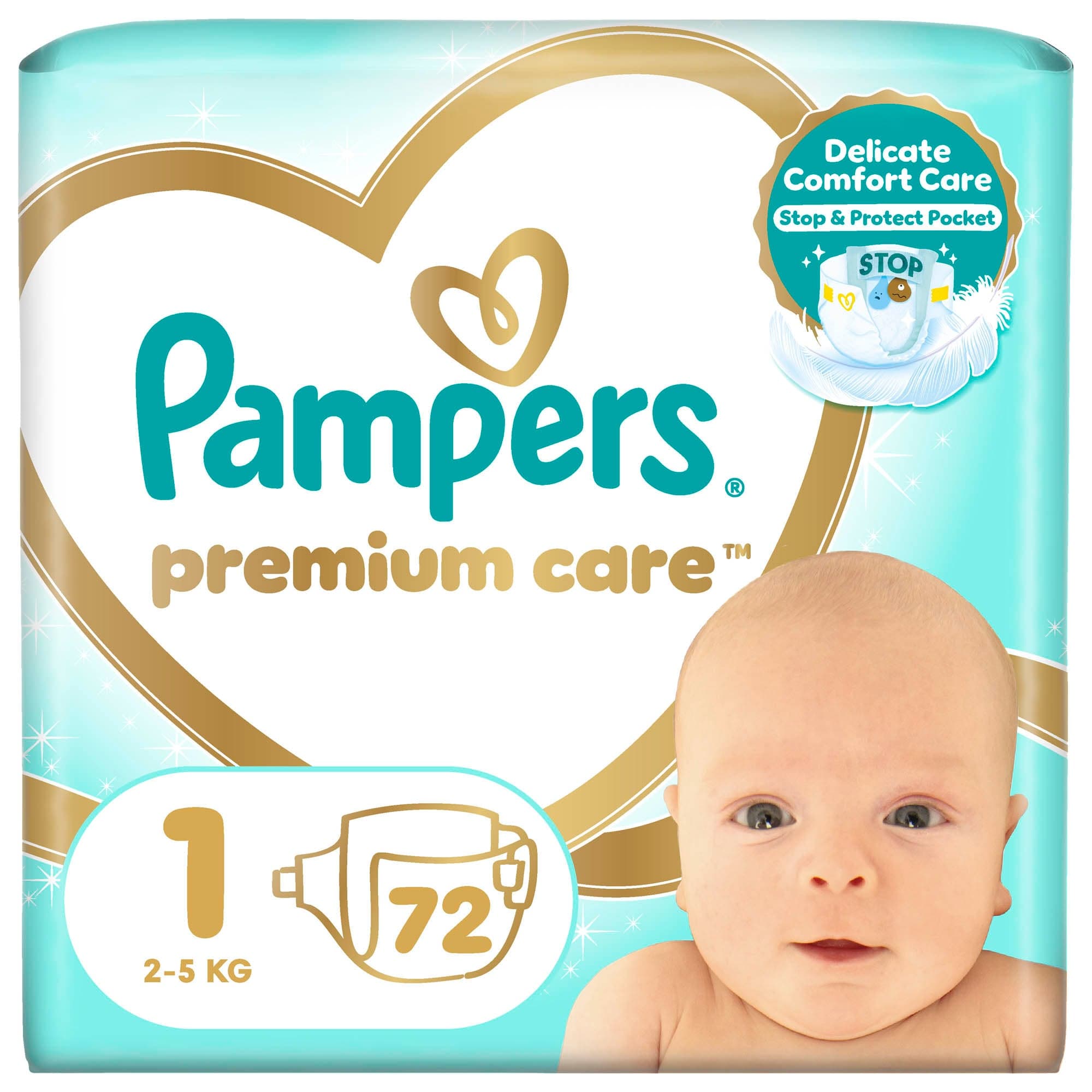 Pampers Premium care jednorázové plenky 1 (2–5 kg)