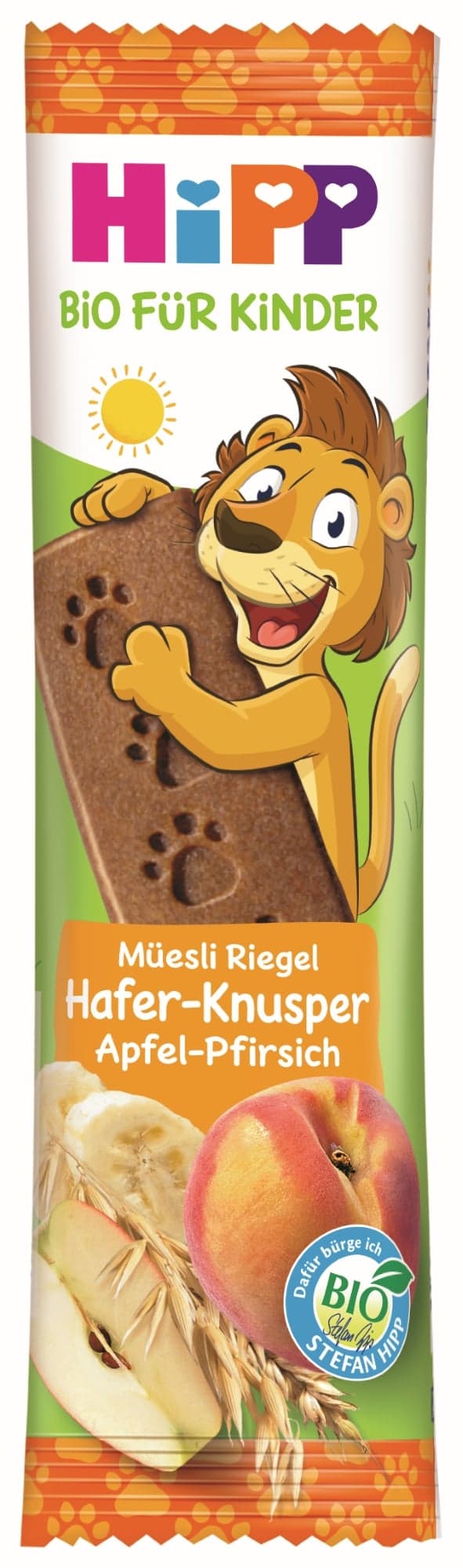 HiPP BIO Müsli tyčinka jablko a broskev 20 g