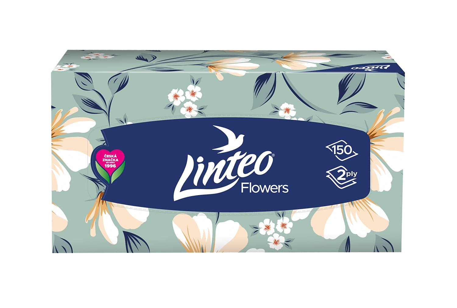 Linteo Papírové kapesníky 2vrstvé box