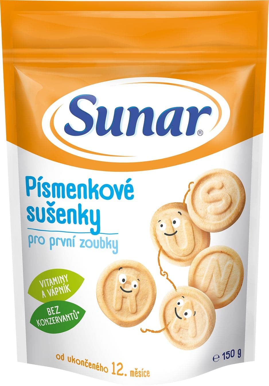 Sunar Dětské sušenky písmenkové