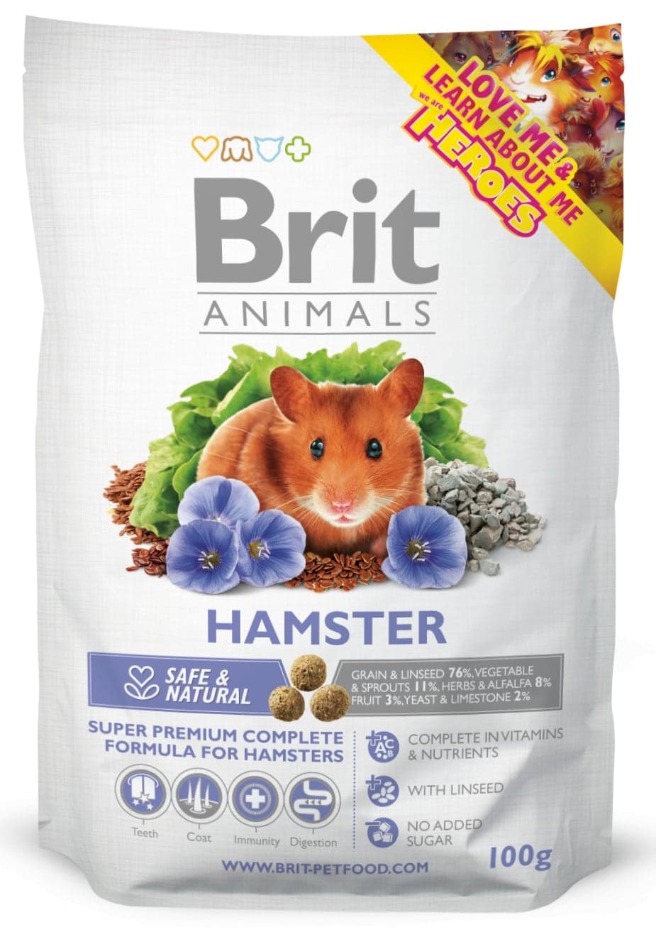 Brit Animals HAMSTER Complete pro křečky 100 g