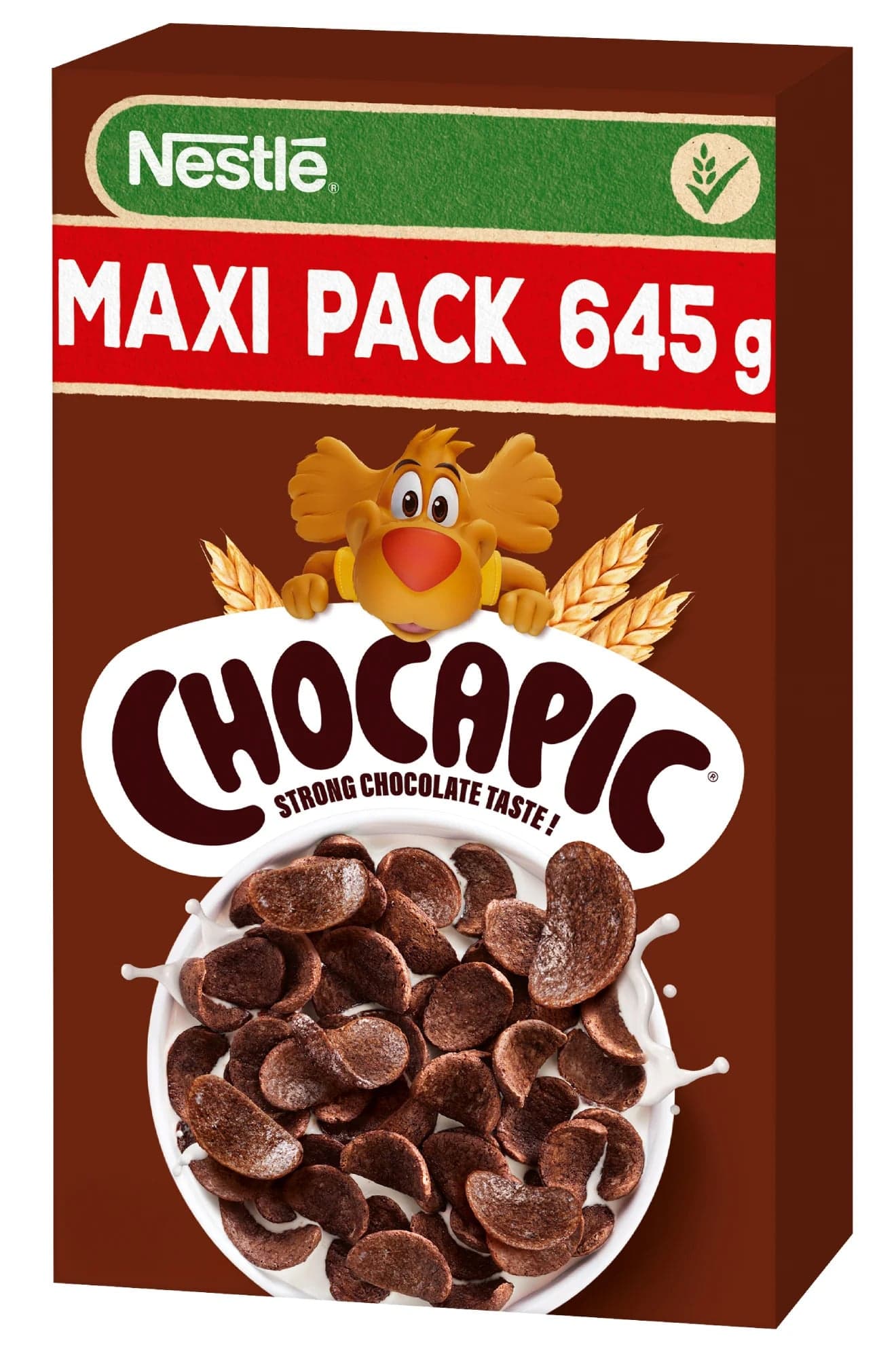 Nestlé Chocapic Maxi Box snídaňové cereálie 0,645 kg