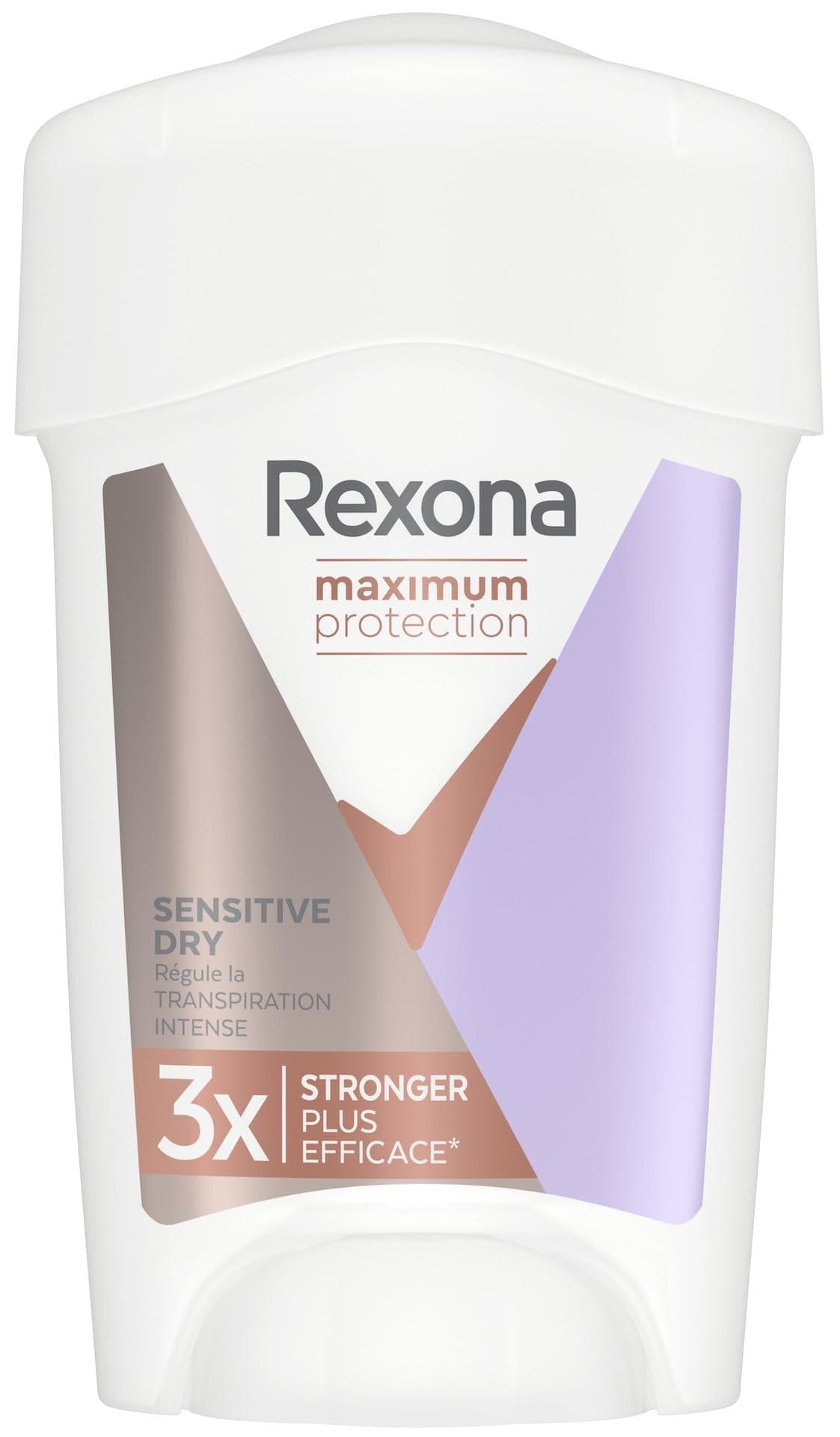 Rexona Antiperspirační krém maximum protection sensitive dry 45 ml