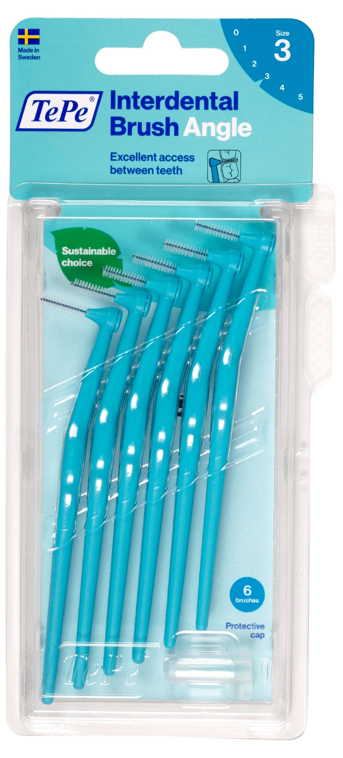TePe Angle Mezizubní kartáčky modré 0,6 mm