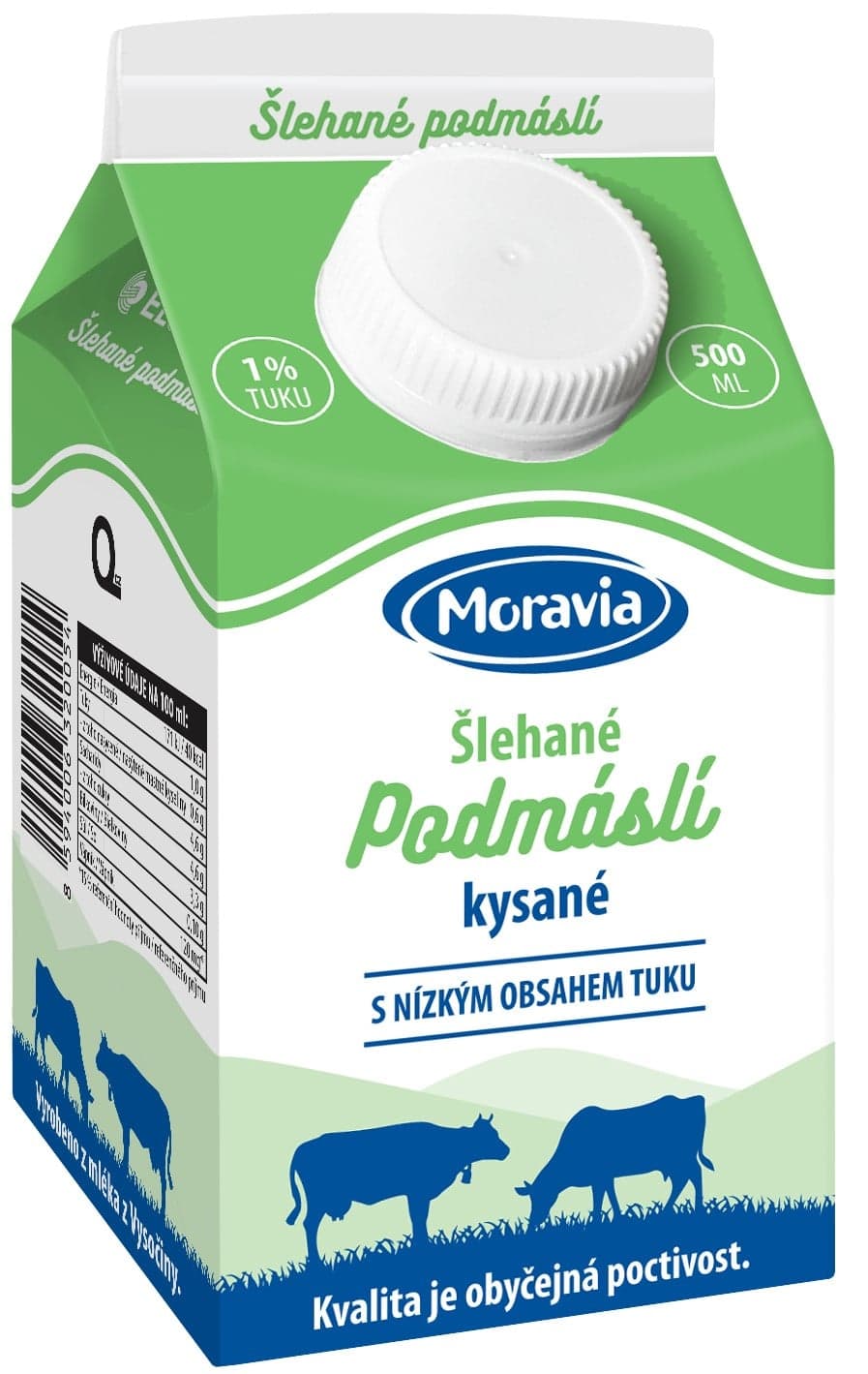 Moravia Podmáslí kysané 1 %