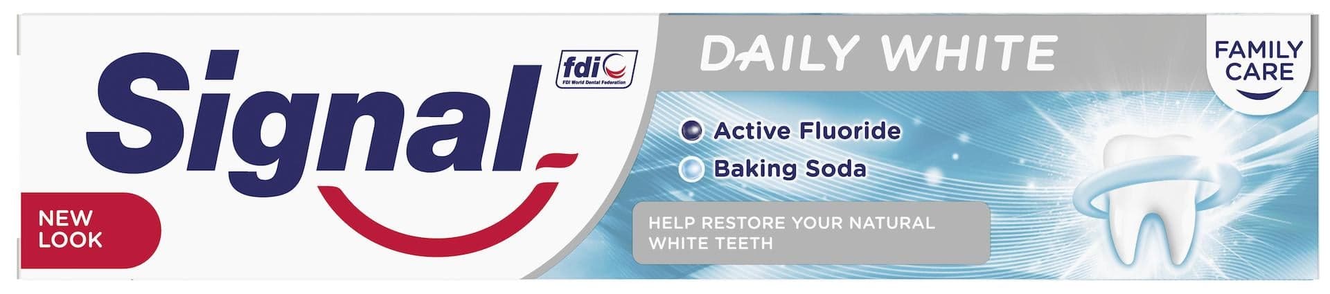 Signal Family care Daily white zubní pasta pro bílé zuby