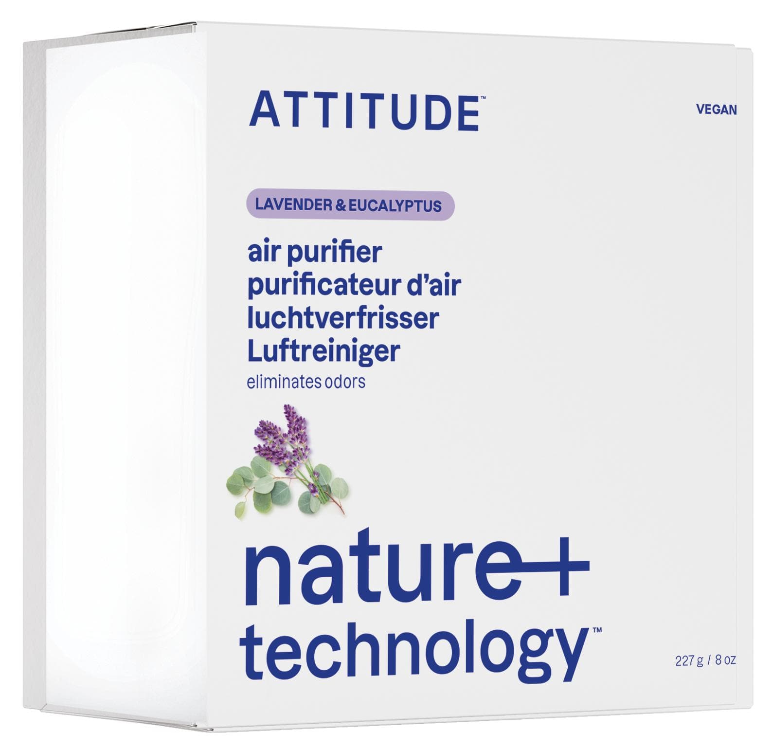 Attitude Přírodní čistící osvěžovač vzduchu, levandule a eukalyptus