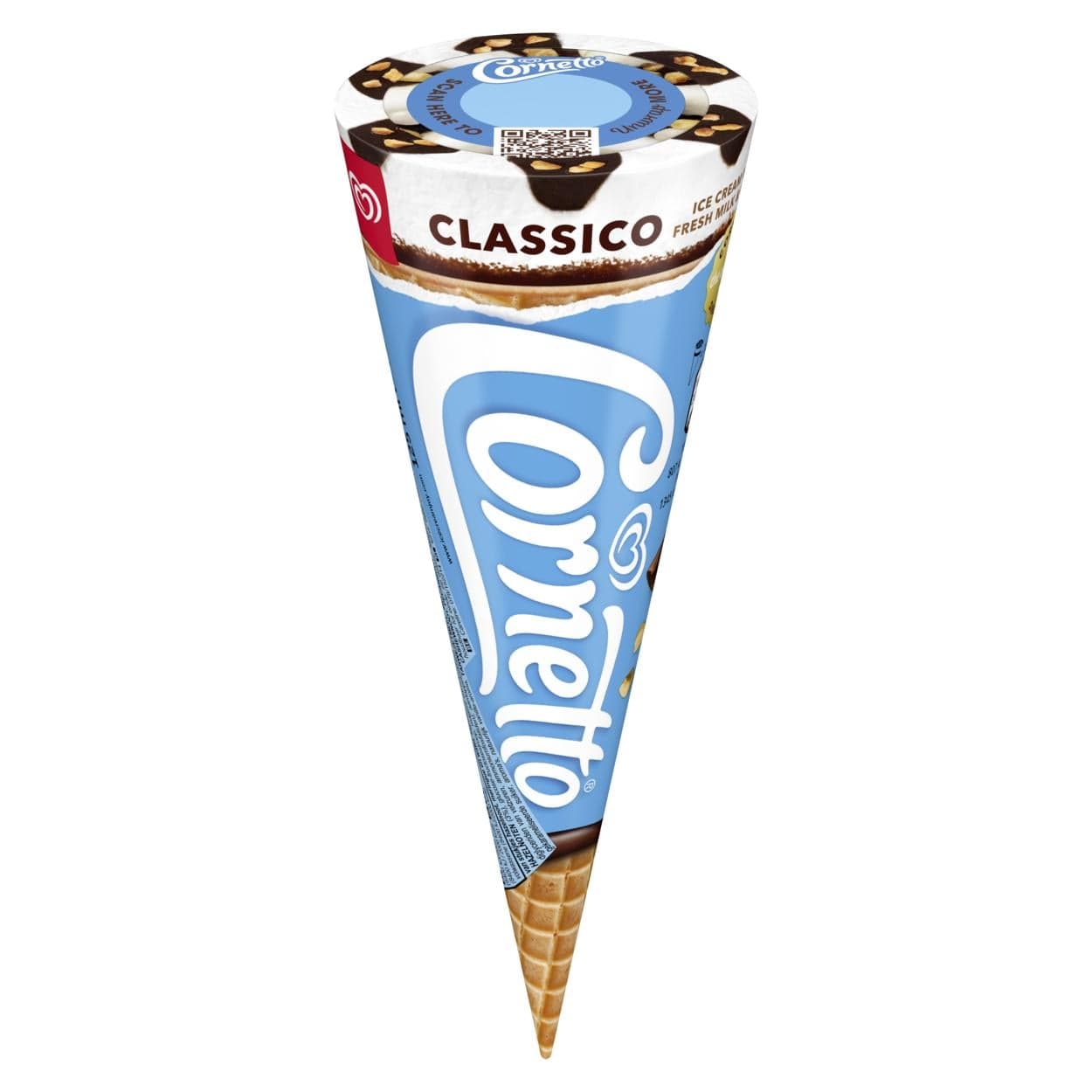 Cornetto Vanilka zmrzlina v kornoutu 125 ml