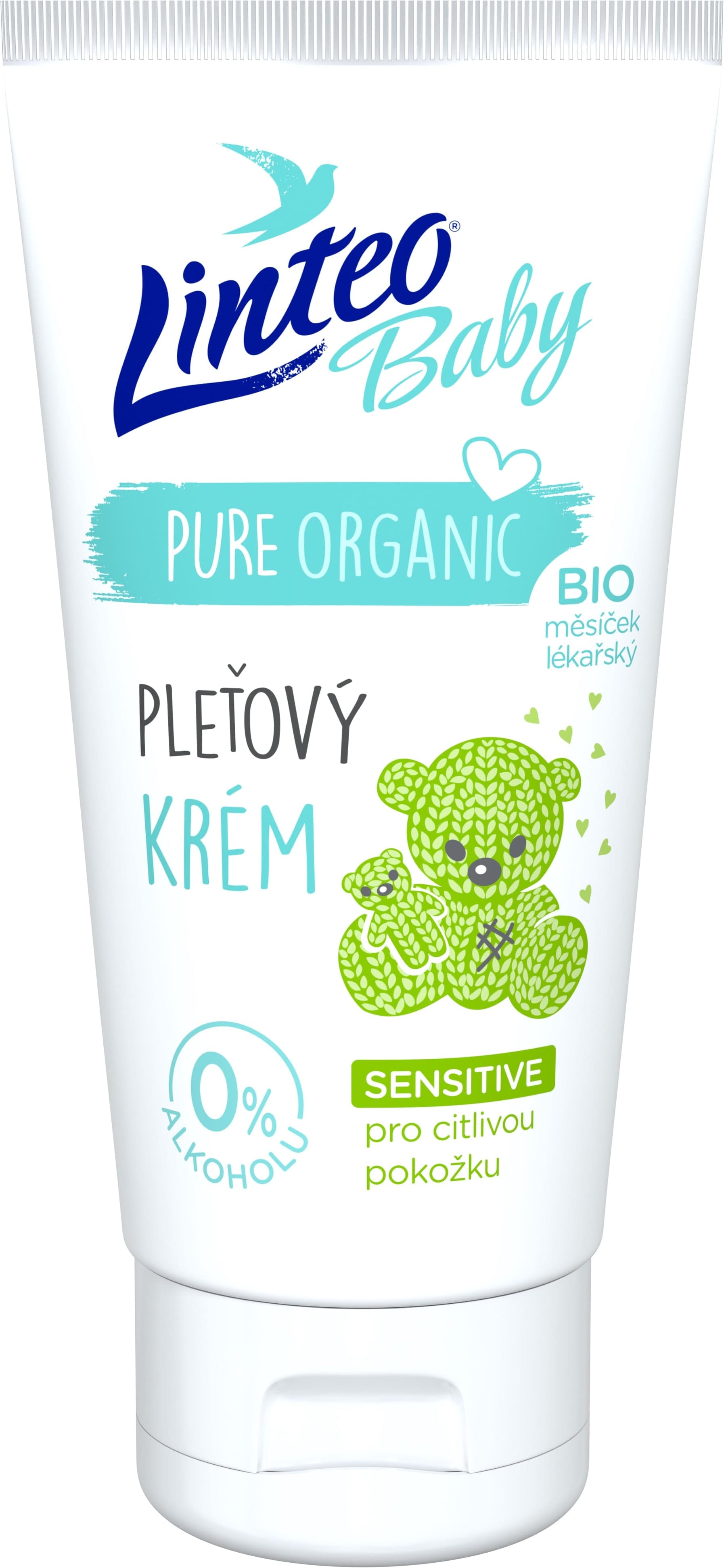 Linteo Baby pleťový krém s BIO měsíčkem lékařským 75 ml