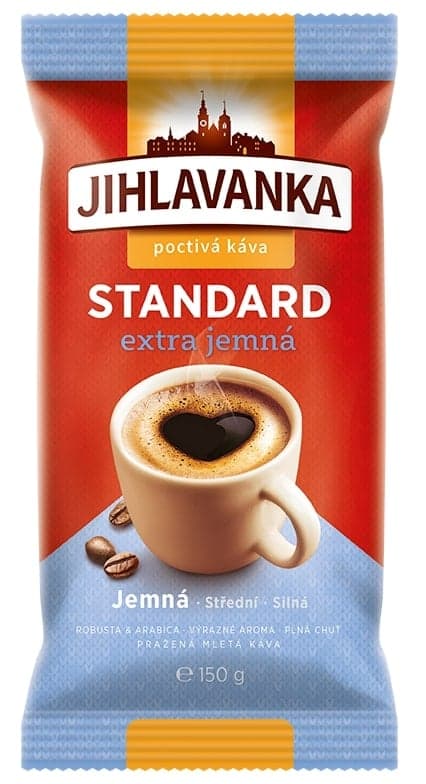 Jihlavanka Extra Standard Jemná mletá káva