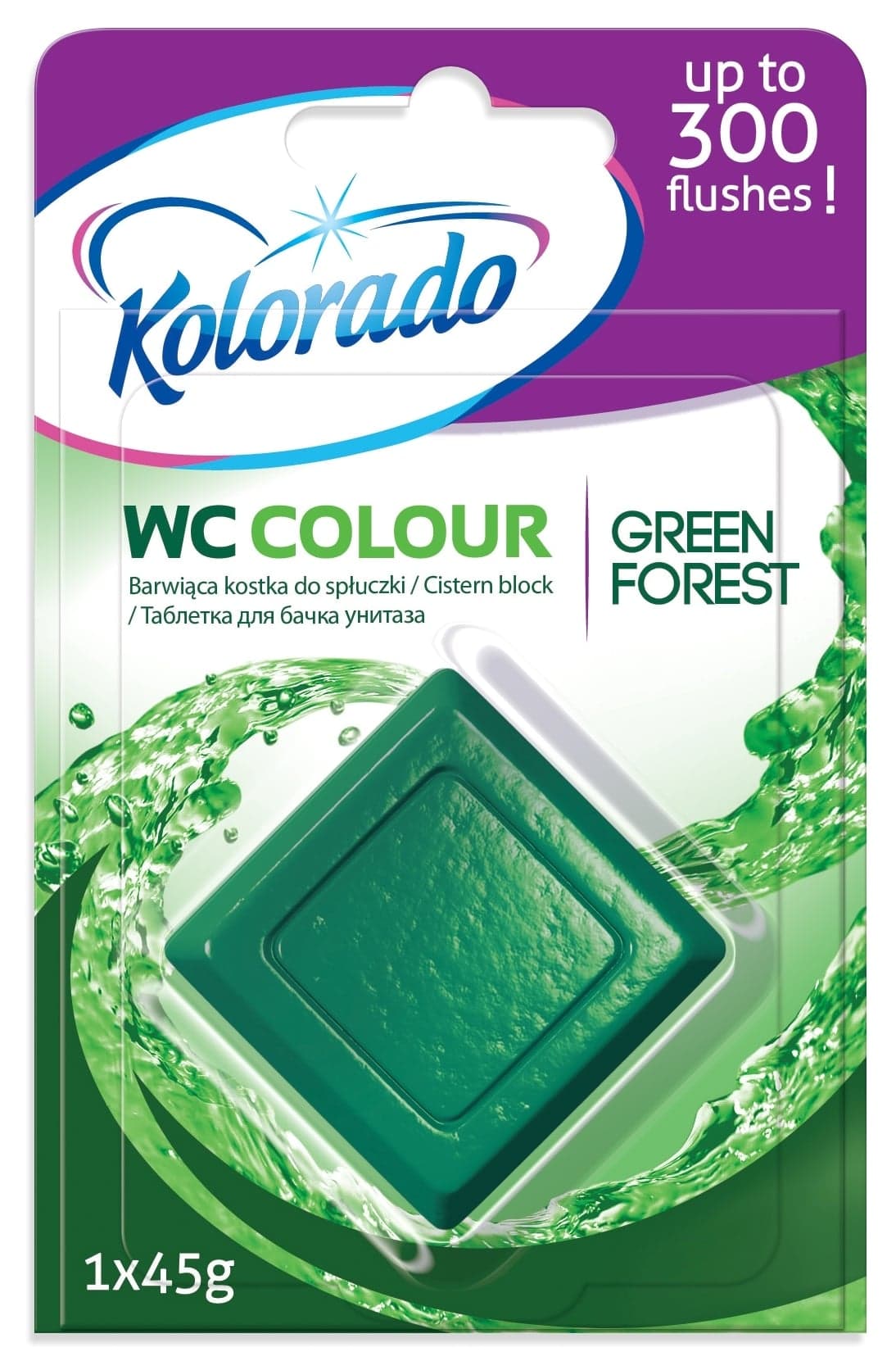 Kolorado WC kostka do nádržky green forest 1 ks