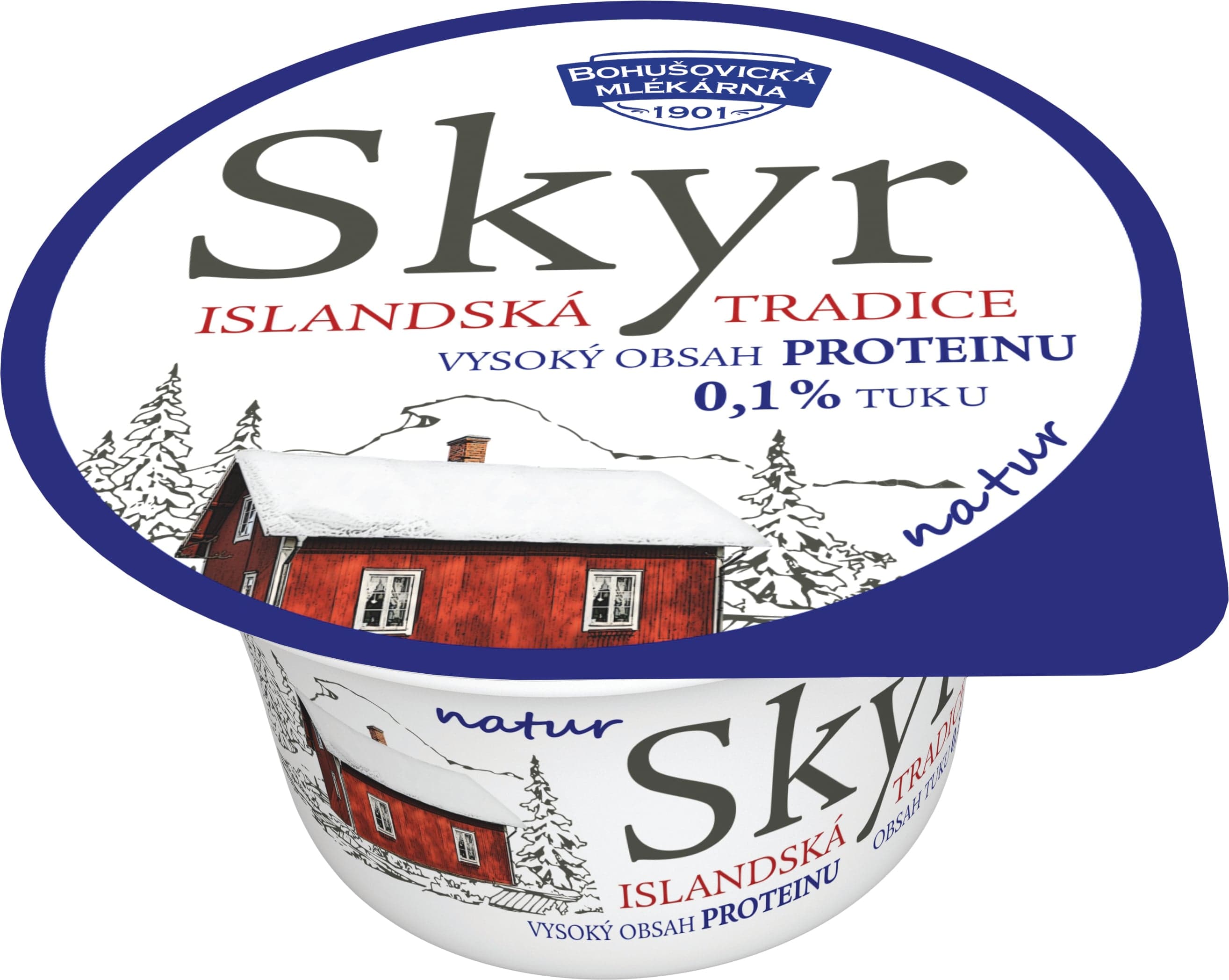 Bohušovická mlékárna Skyr 0,1 % natur