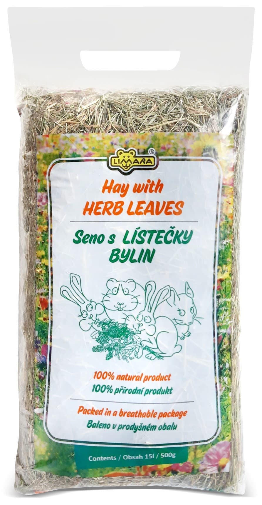 Limara Seno s přídavkem lístečků bylin