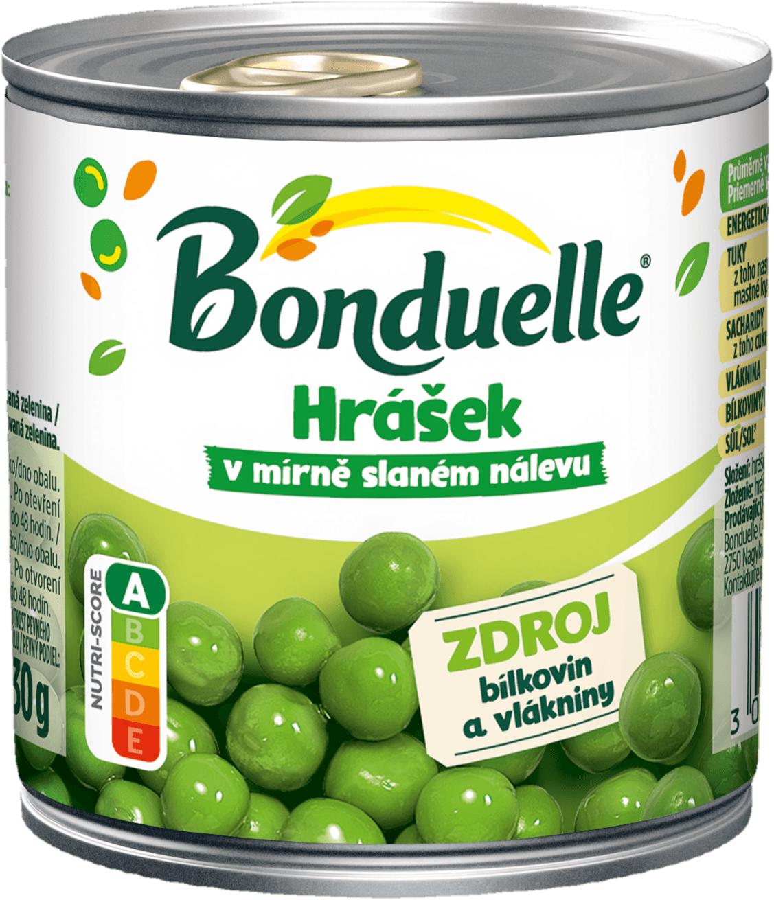 Bonduelle Hrášek v mírně slaném nálevu