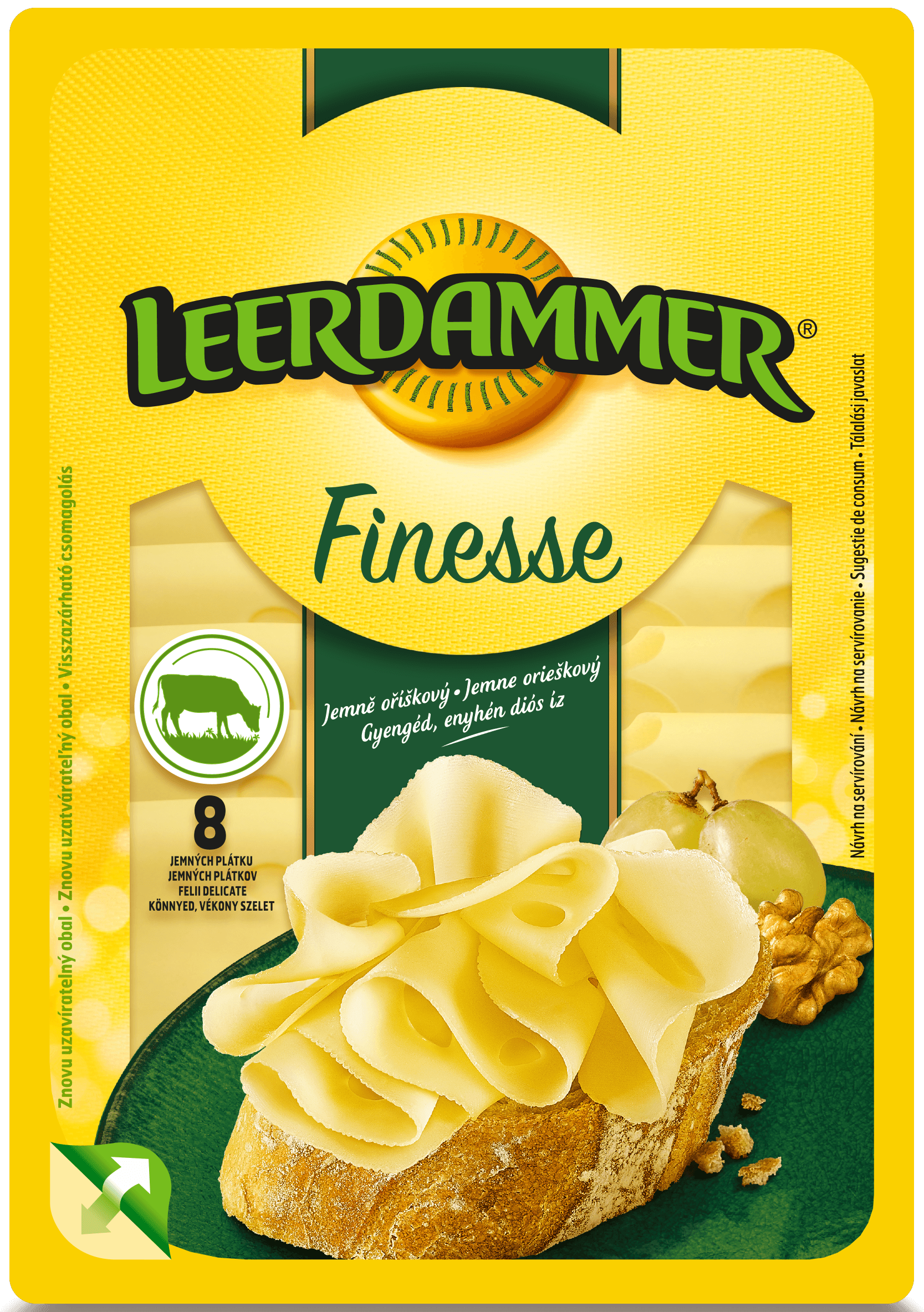 Leerdammer Original Finesse sýr plátky