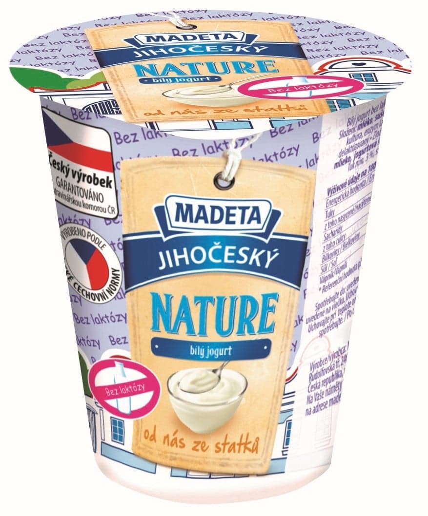 Madeta Jihočeský Nature jogurt bezlaktozový 150 g