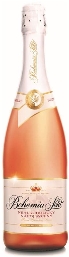 Bohemia Sekt rose nealkoholický nápoj