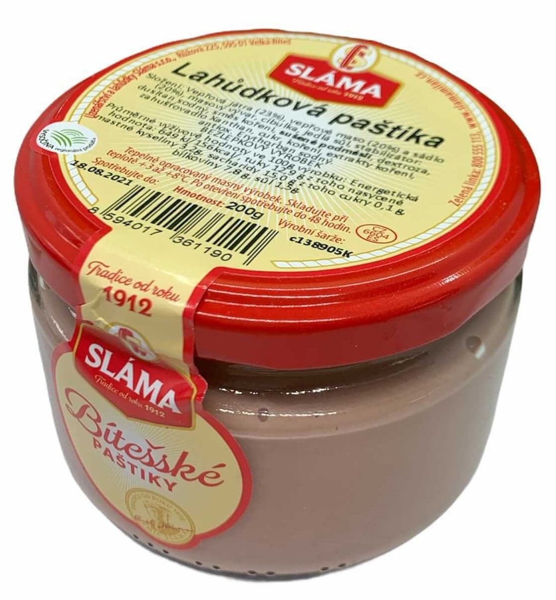 Sláma Lahůdková paštika 200 g