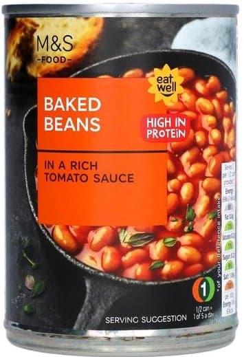 Marks & Spencer Pečené fazole v rajčatové omáčce