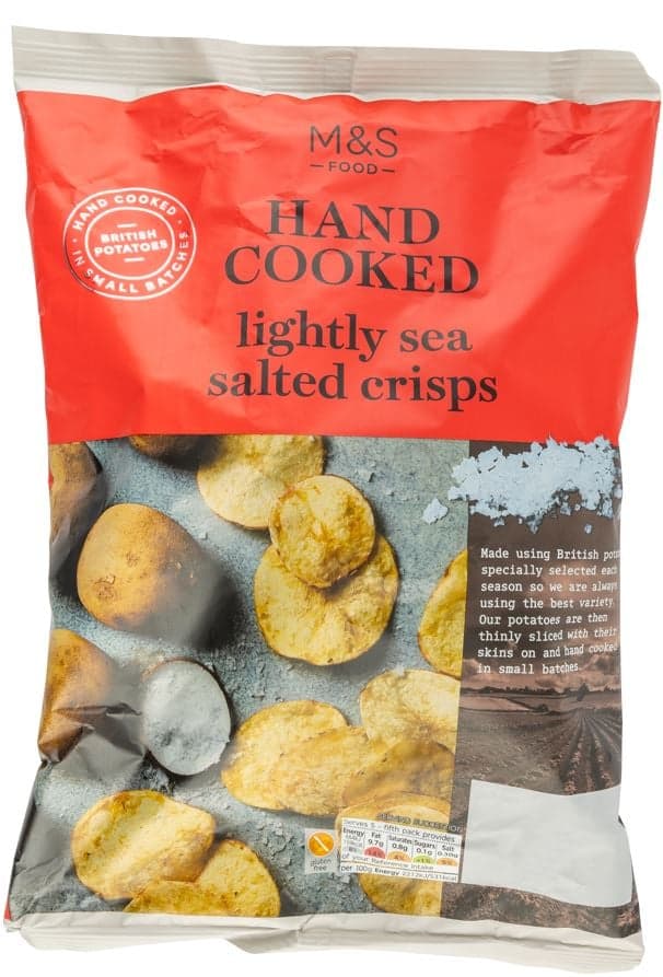 Marks & Spencer Brambůrky s mořskou solí ručně dělané