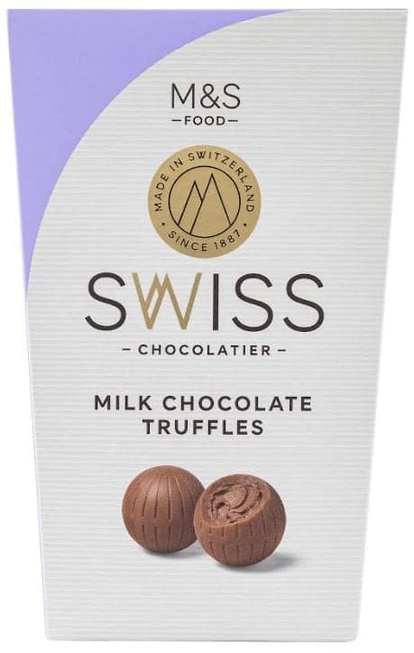 Marks & Spencer Švýcarské pralinky z mléčné čokolády