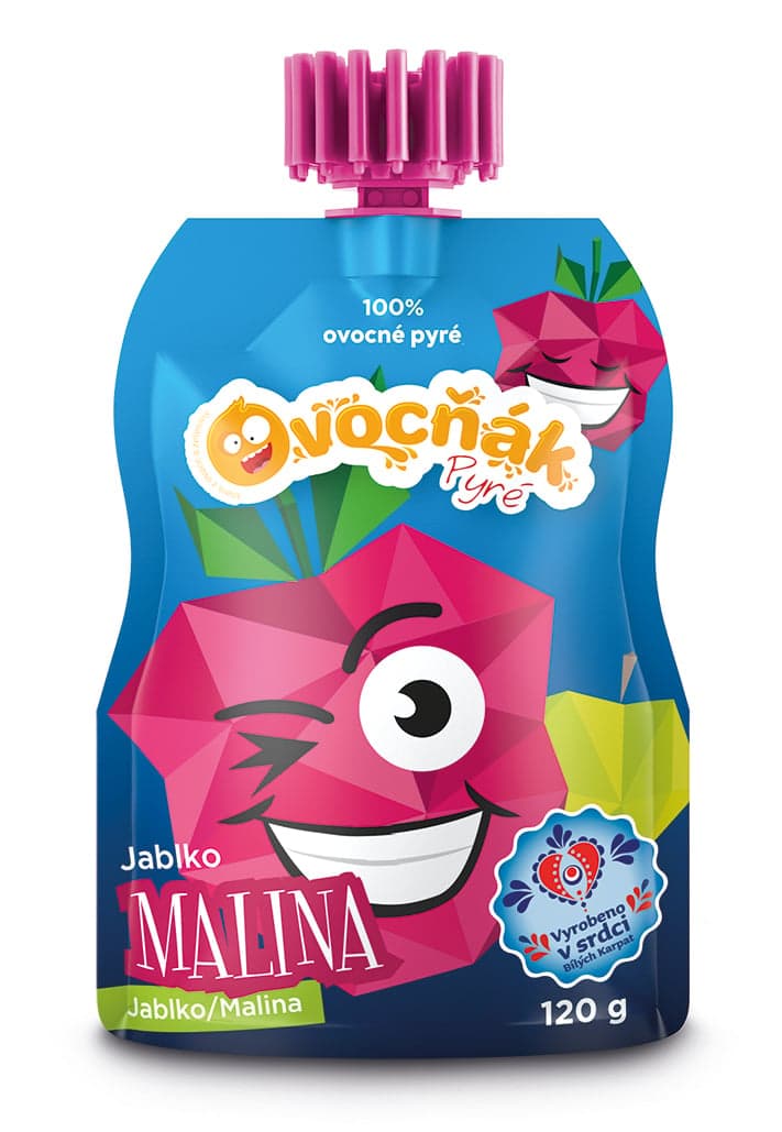 Ovocňák Kapsička jablko a malina