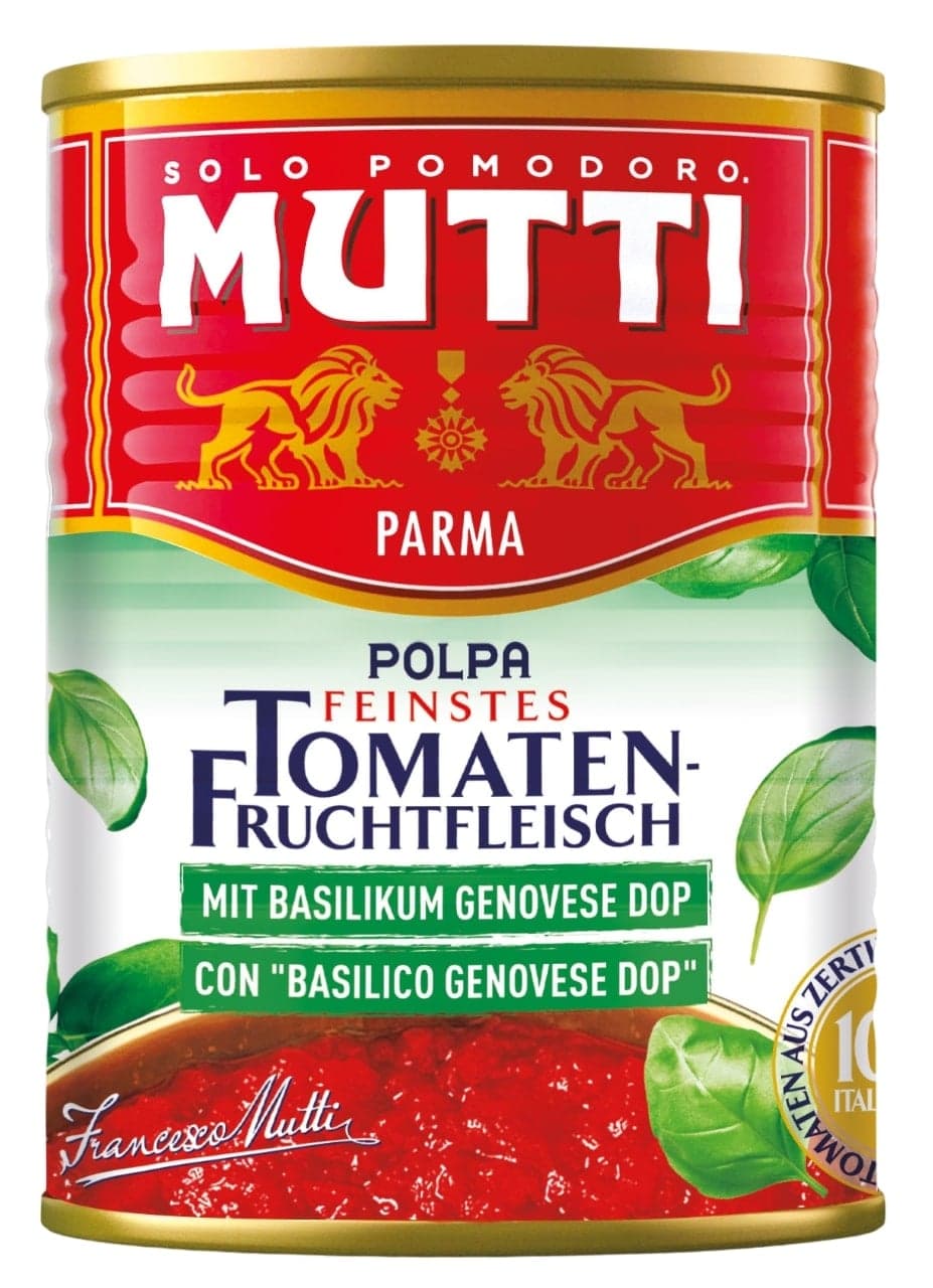 Mutti Drcená rajčata s bazalkou