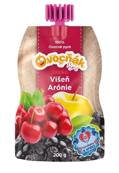 Ovocňák Kapsička jablko, višeň a aronie 200 g