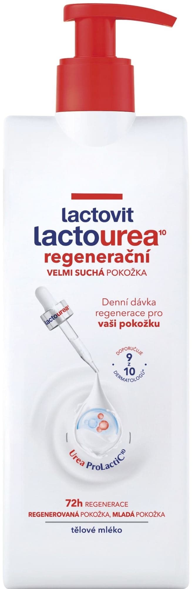 Lactovit Lactourea Tělové mléko regenerační 400 ml