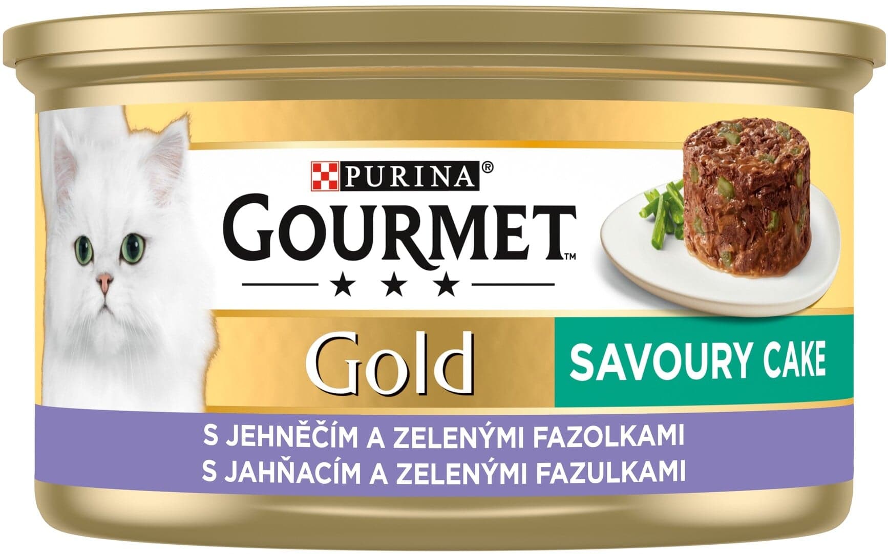 Gourmet Gold Savoury Cake konzerva pro kočky jehněčí 85 g