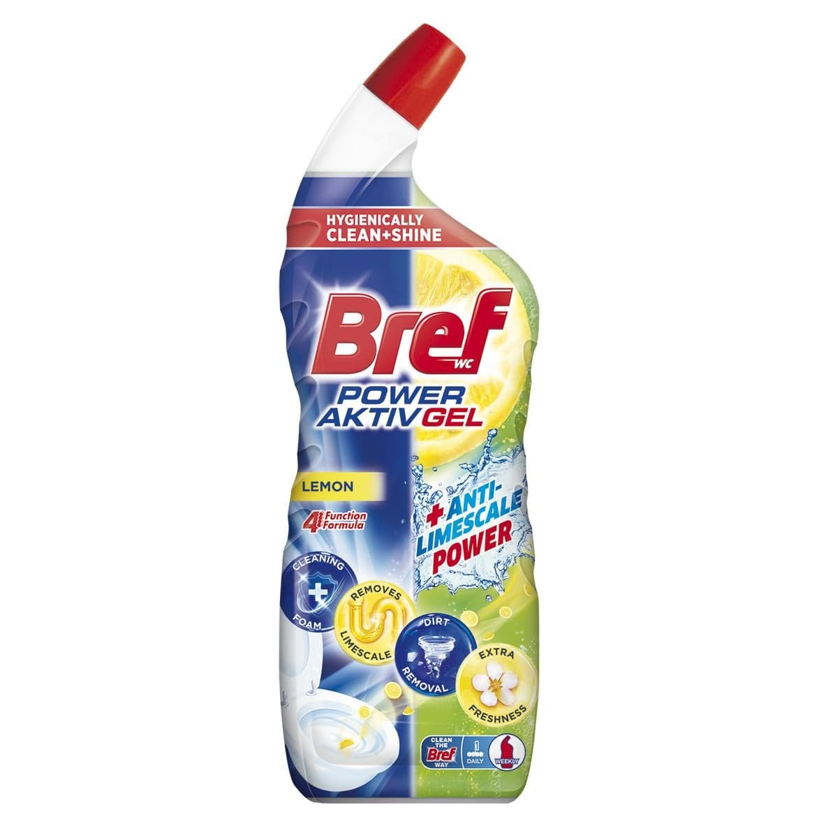 Bref Power Aktiv Lemon WC čistič 0,7 l