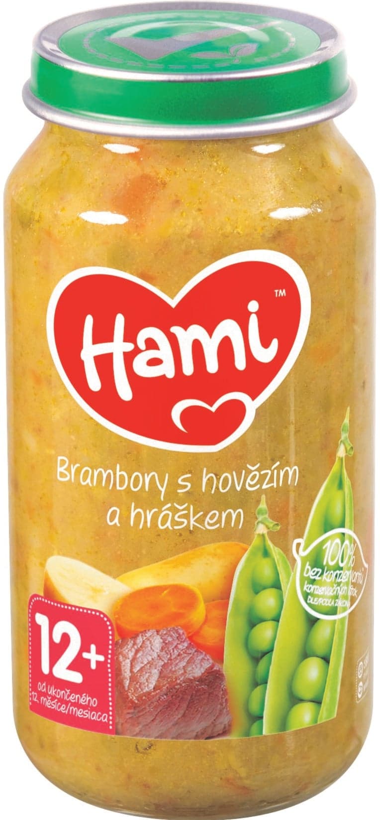 Hami Příkrm brambory s hovězím a hráškem