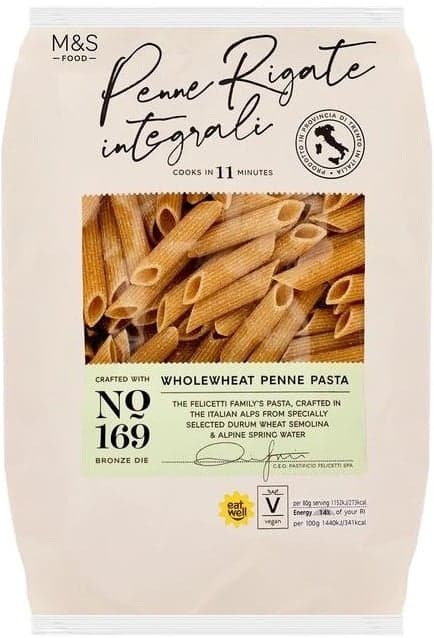 Marks & Spencer Penne celozrnné těstoviny 500 g