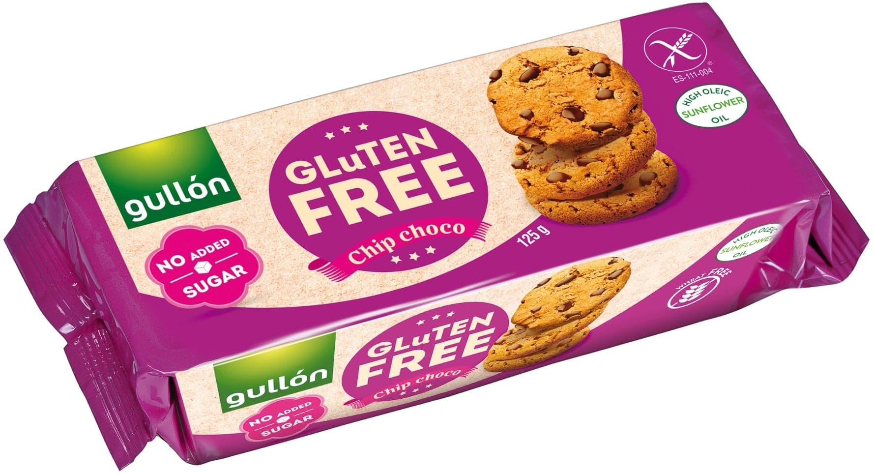 Gullón Chip choco sušenky, bez lepku a přidaného cukru