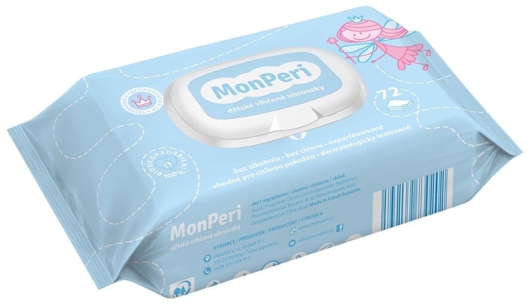 MonPeri EKO Vlhčené ubrousky
