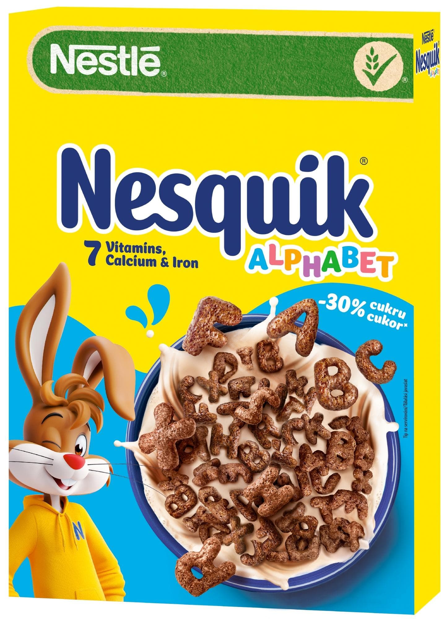 Nestlé Nesquik Alphabet snídaňové cereálie 325 g