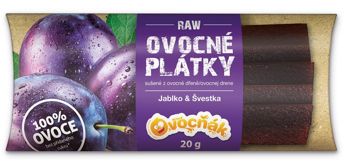 Ovocňák Plátky jablko a švestka