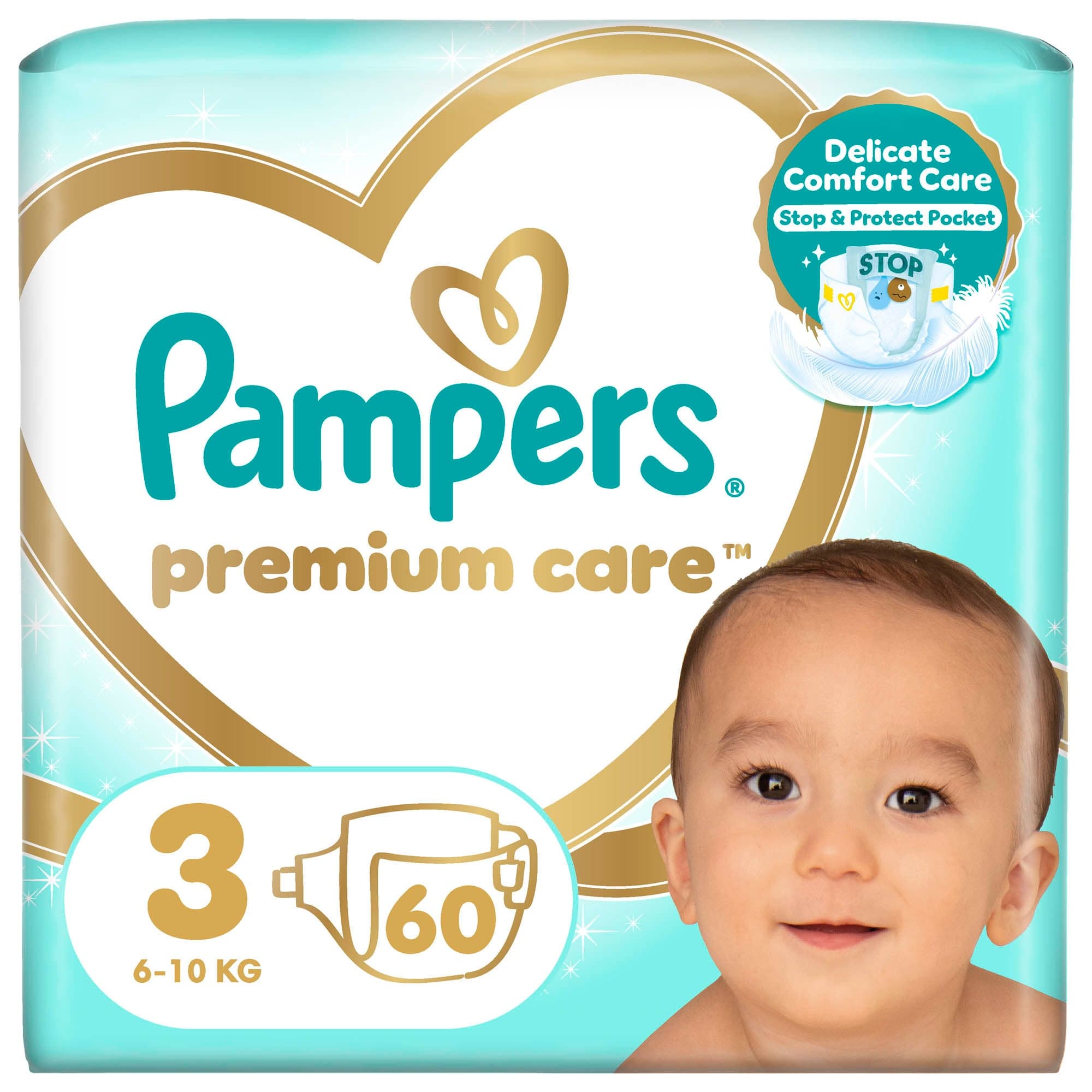Pampers Premium care midi jednorázové plenky 3 (6–10 kg)