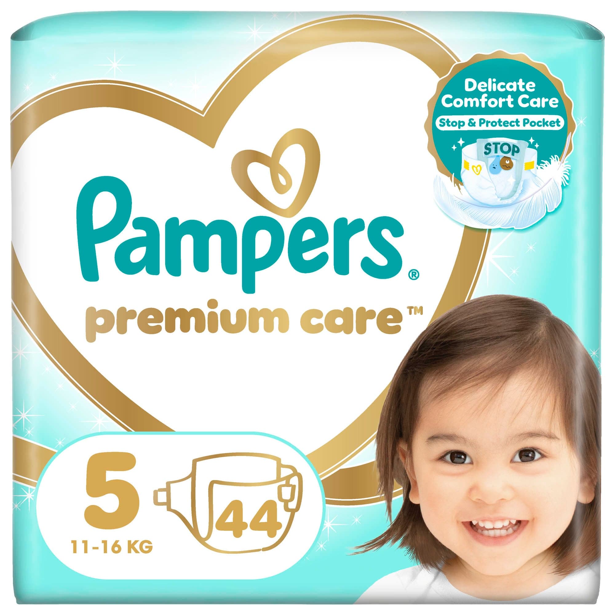Pampers Premium care junior jednorázové plenky 5 (11–16 kg)