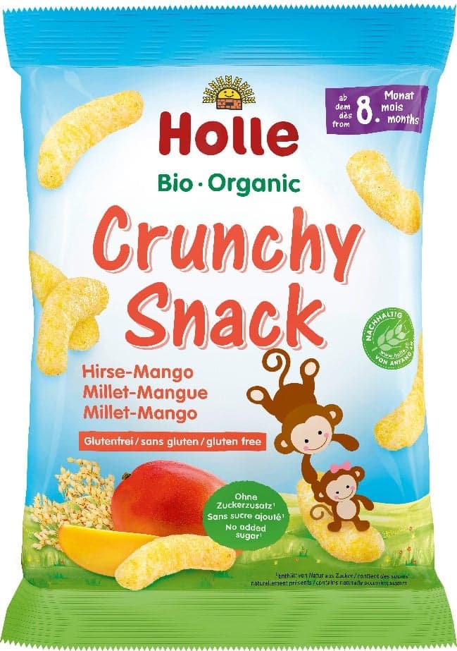 Holle BIO Organické křupky jahelné s mangem