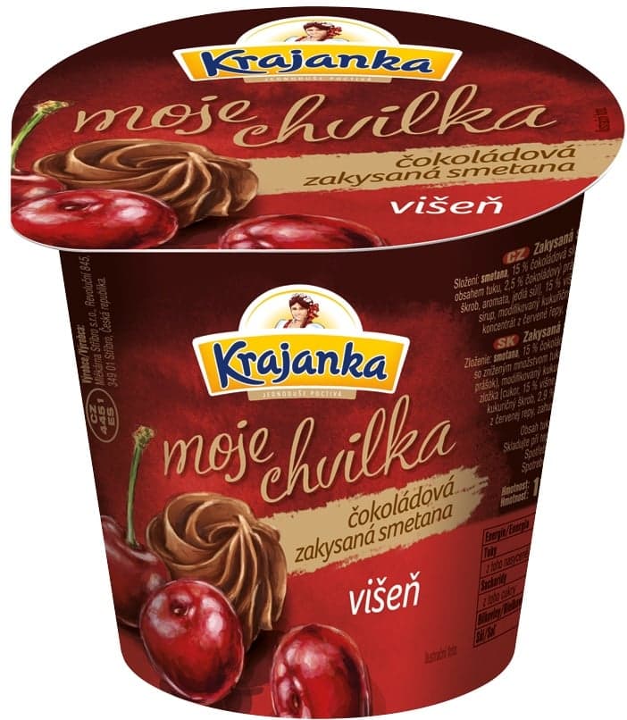 Krajanka Moje chvilka čokoládová zakysaná smetana višeň