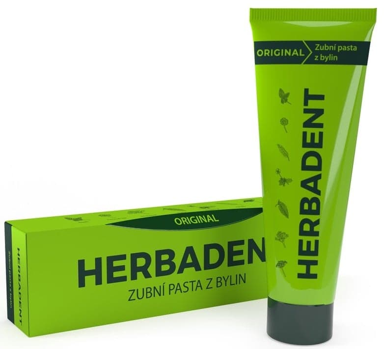 Herbadent Original bylinná zubní pasta s fluoridy