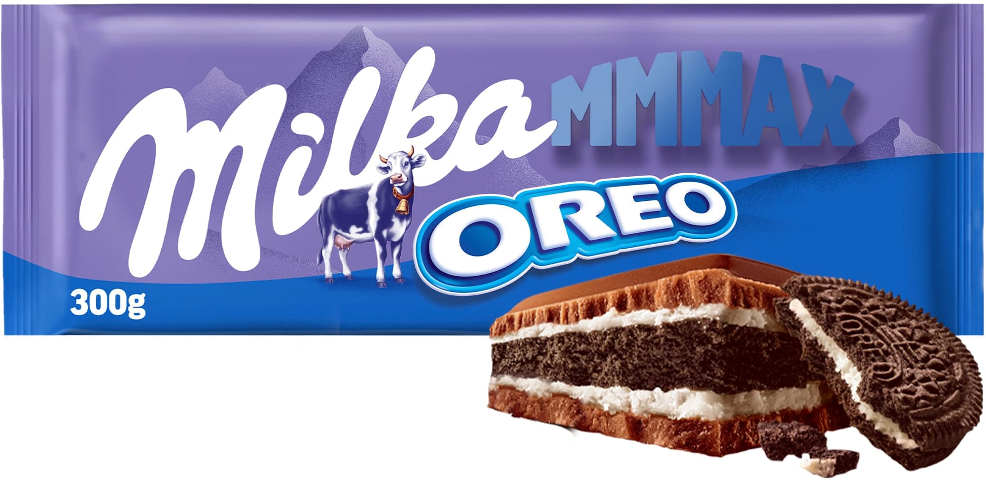 Milka čokoláda Mmmax OREO mléčná