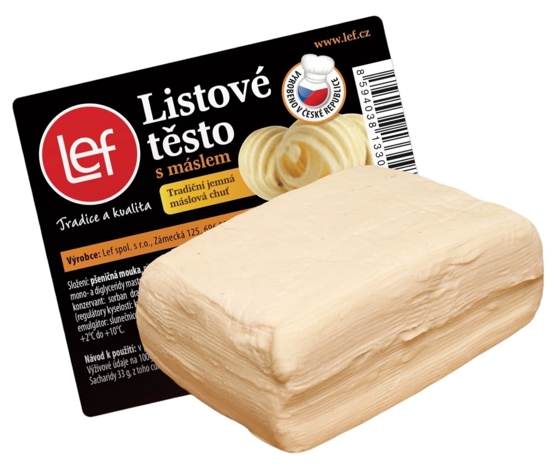 Lef Listové těsto s máslem