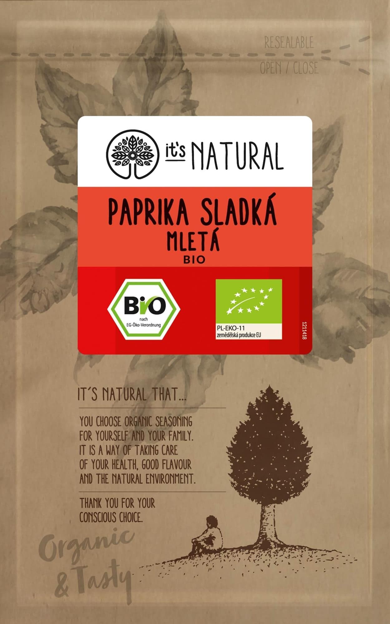It´s Natural BIO Paprika sladká mletá