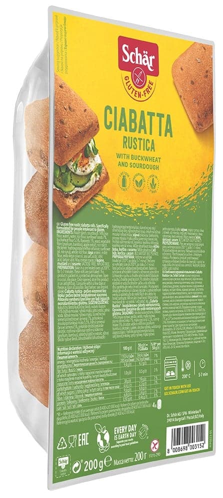 Schär Ciabattine rustica bez lepku 200 g