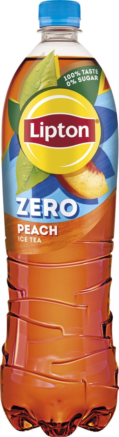 Lipton Ledový čaj ZERO černý broskev